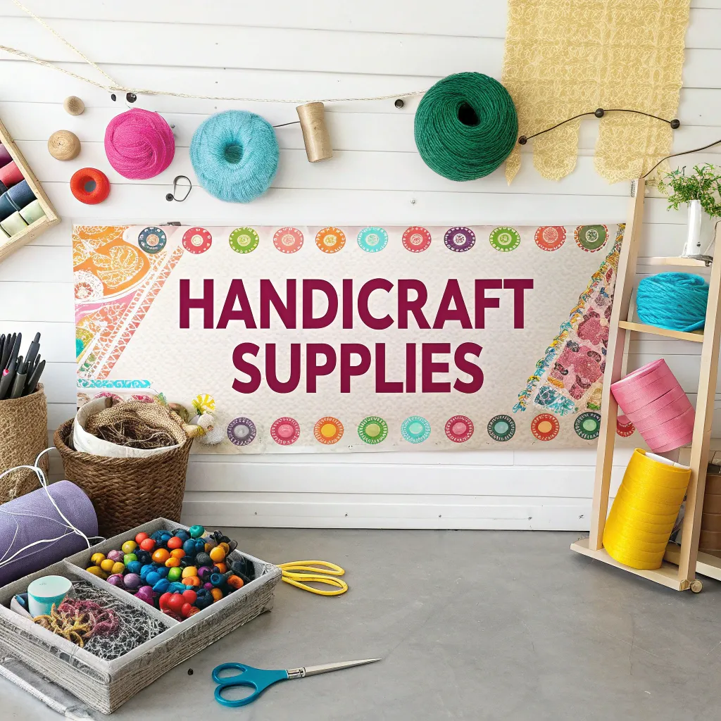 Handicraft Supplies Banner